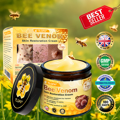 Made and Shipped from UK ✨ TLOPA® Bee Venom Skin Restoration Cream ⏰ LAST DAY 80% OFF💞