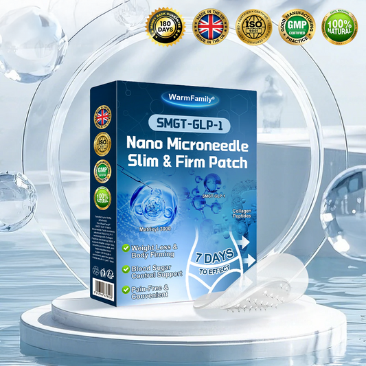 "✅ Clinically proven | WarmFamily® SMGT-GLP-1 Nano Microneedle Patch with Collagen & Matrixyl 3000 | Obesity,Cardiovascular Diseas, Diabetes, Sleep Apnea, Joint Problems and More"