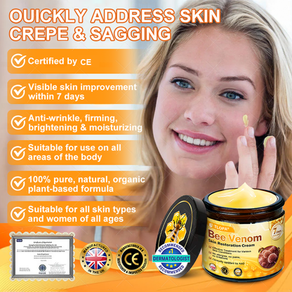 Made and Shipped from UK ✨ TLOPA® Bee Venom Skin Restoration Cream ⏰ LAST DAY 80% OFF💞