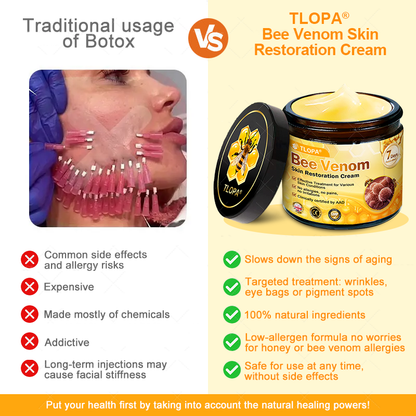 Made and Shipped from UK ✨ TLOPA® Bee Venom Skin Restoration Cream ⏰ LAST DAY 80% OFF💞